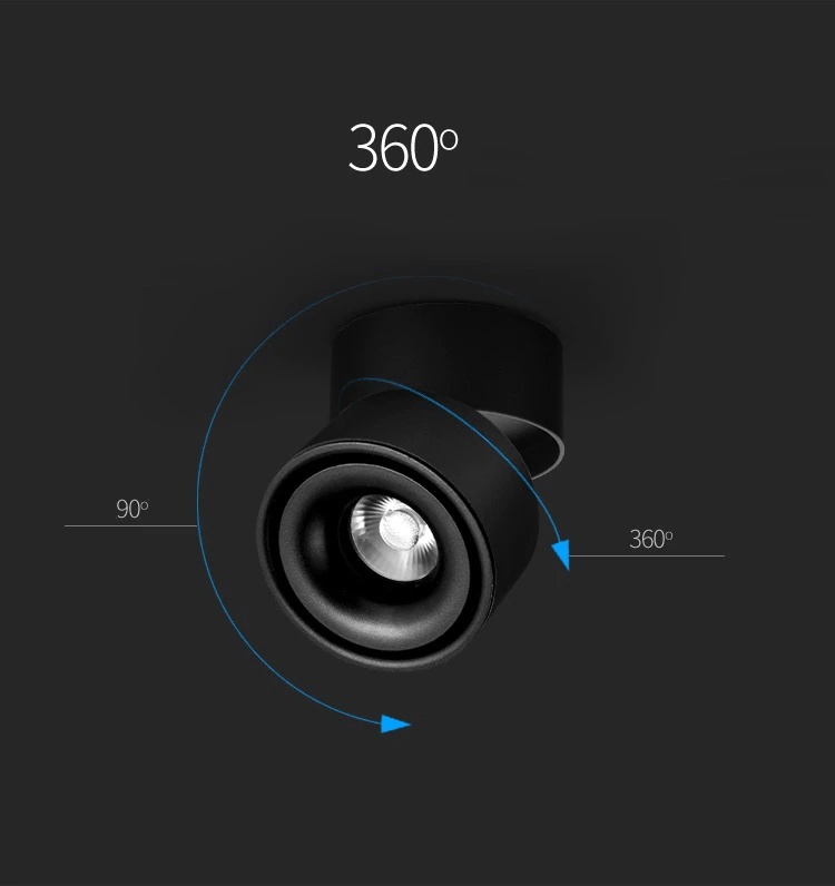 Aston - Surface LED 360 Degrees (3-12W) photo - LIGHTING Ecrudeco