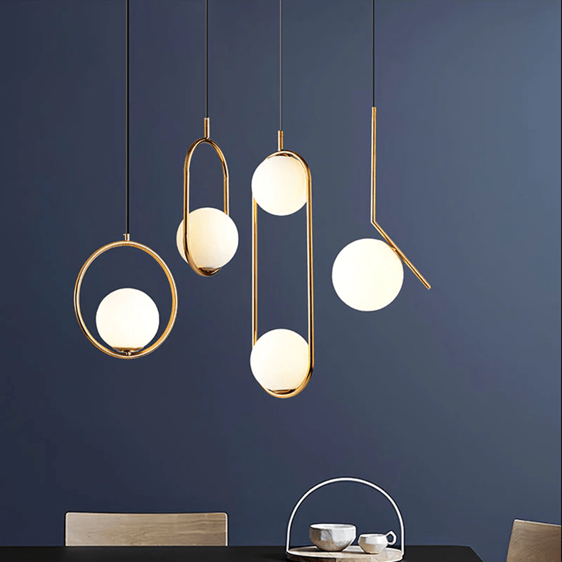 Boyd - Glass Ball Pendant Light – ECRU