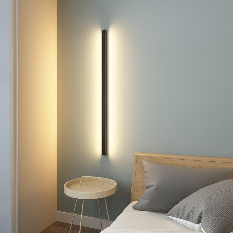 Gurveer - Long Minimalist Wall Lamp photo - LIGHTING Ecrudeco