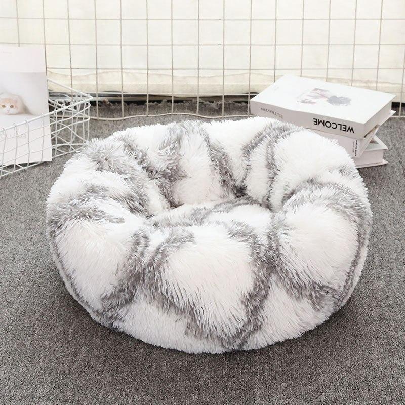 Plush Calming Soft Pet Bed photo - FURNITURE Ecrudeco