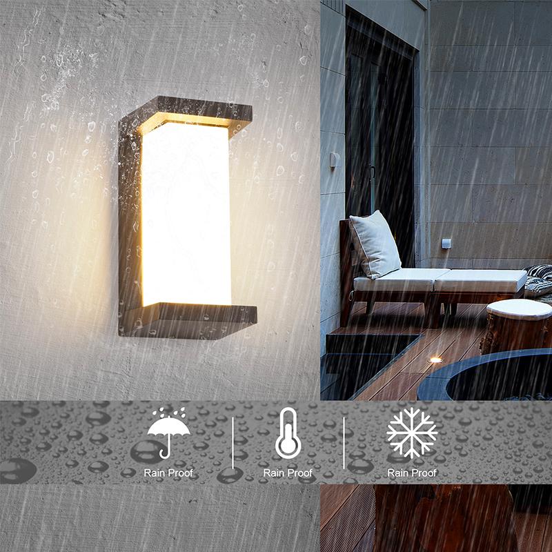 Keller - LED Waterproof Wall Light (18-30W IP66 + Motion Sensor) photo - LIGHTING Ecrudeco