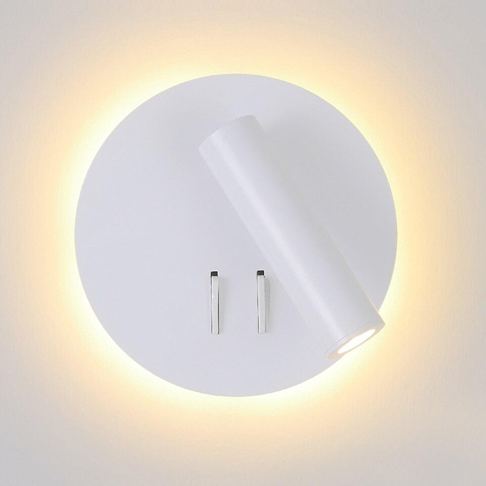 Melvin - LED Reading Wall Lamp (3W + 6W) photo - LIGHTING Ecrudeco