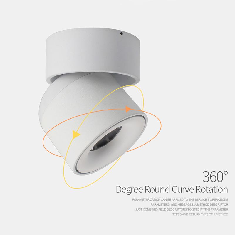 Junaid - Surface LED 360 Degrees 7W photo - LIGHTING Ecrudeco
