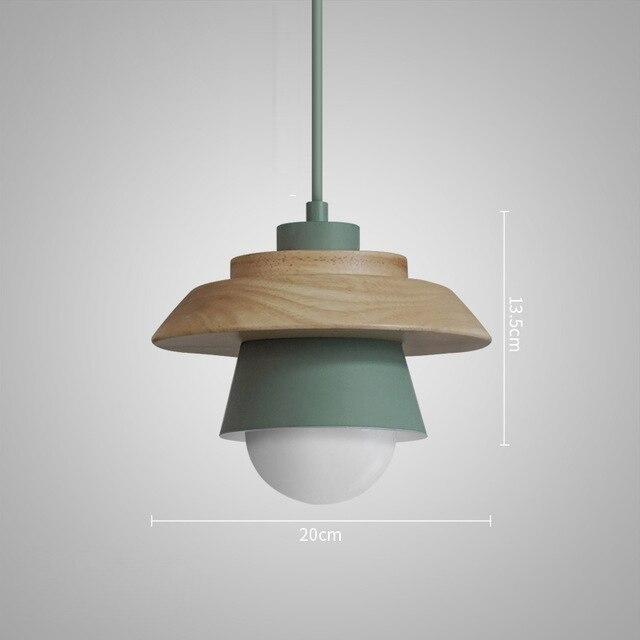 Avaya - Colorful Wood Pendant Light photo - LIGHTING Ecrudeco
