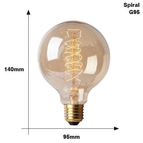 Edison Light Bulb E27 220V 40W