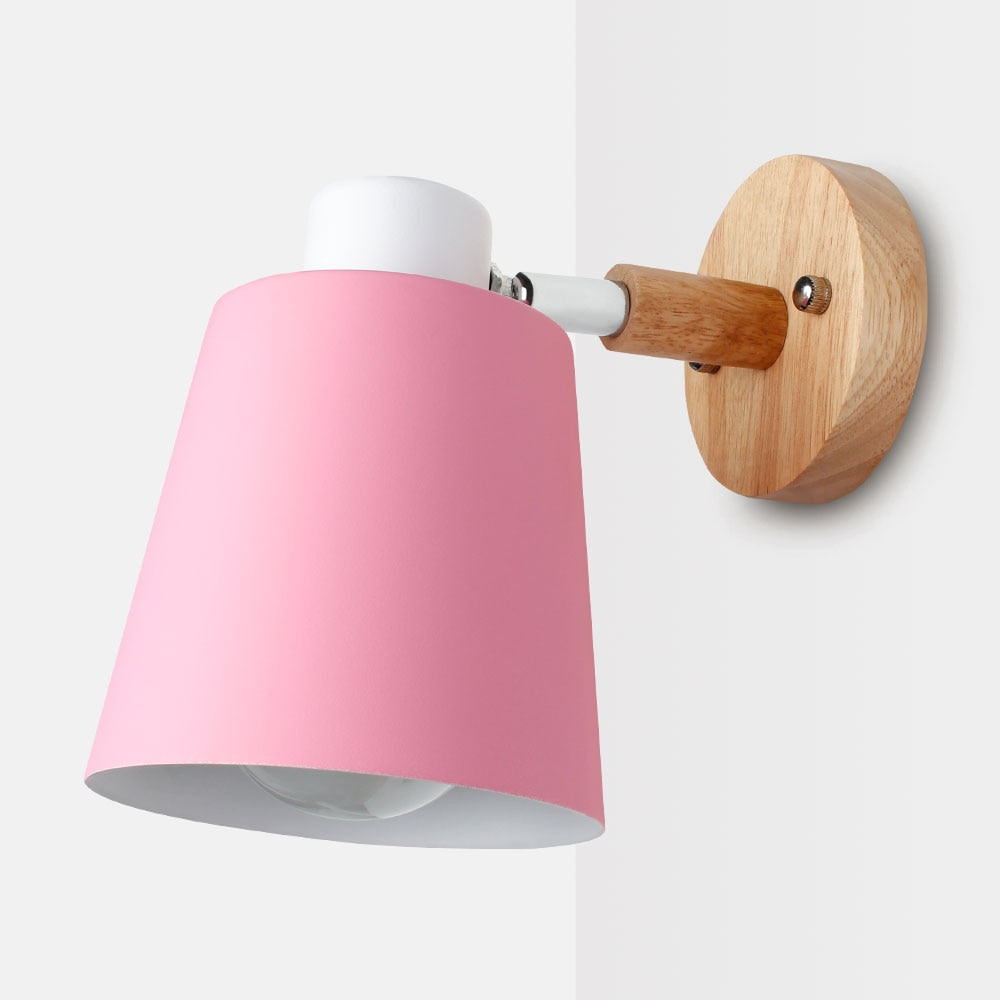 Momina - Colorful Wood Wall Lamp